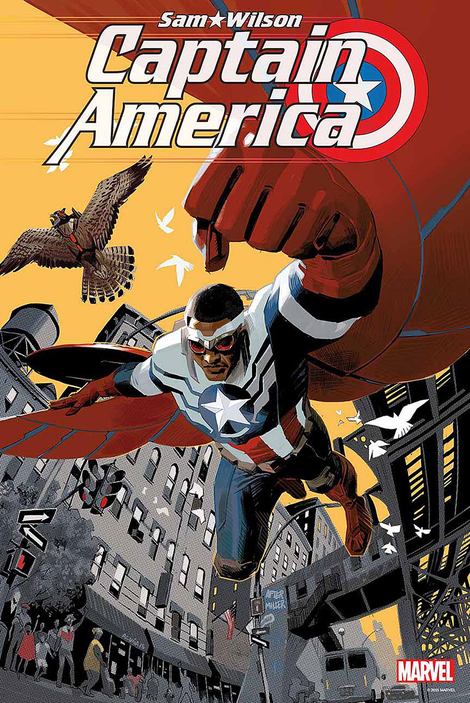 Illustration for article titled The controversial Captain America: Sam Wilson soars by getting political